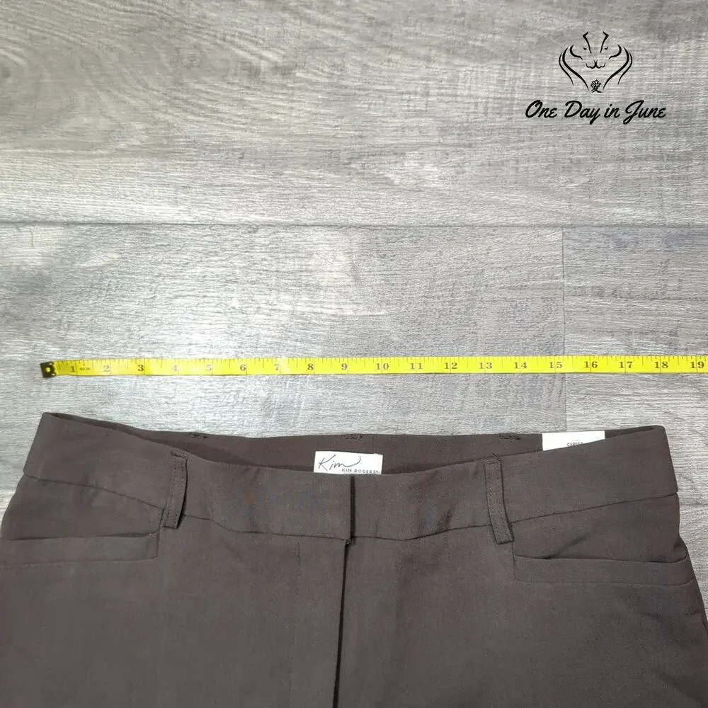 Kim Rogers Career Straight Leg Pants Size 16
